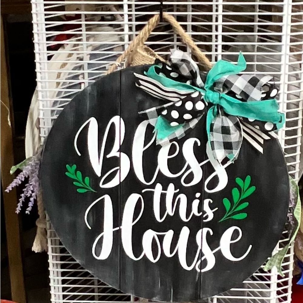 Handmade wood sign